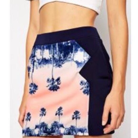 Finders Keepers Burning Ground Skirt Miami Nights - Picture 1 of 12